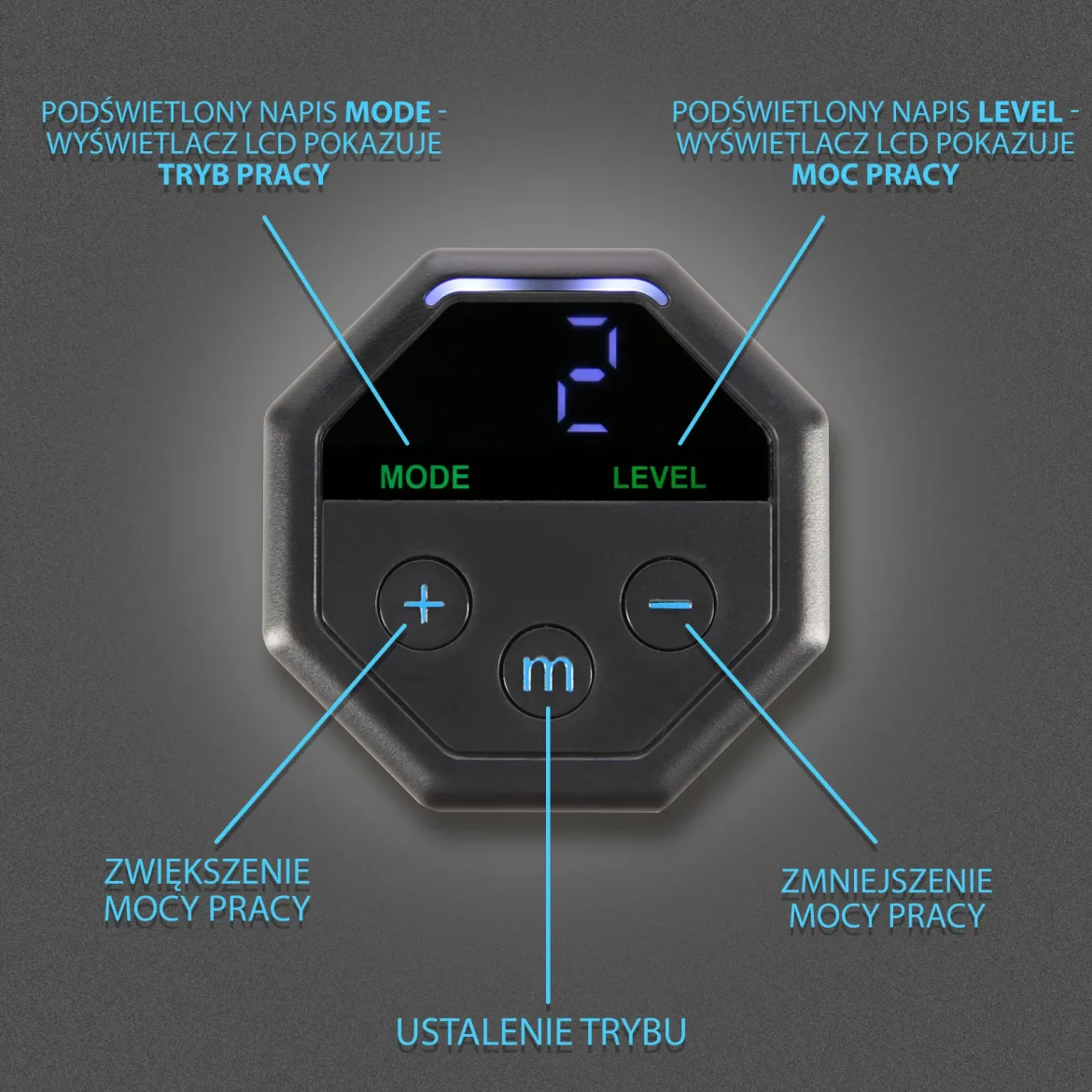 ABS MASTER PRO SUPER ELEKTROSTYMULATOR MIĘŚNI HMS