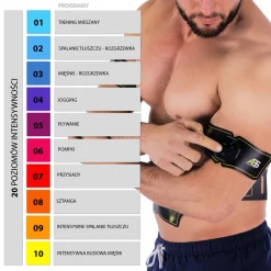 ABS MASTER PRO SUPER ELEKTROSTYMULATOR MIĘŚNI HMS