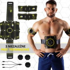 ABS MASTER PRO SUPER ELEKTROSTYMULATOR MIĘŚNI HMS