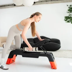 AS009 PRO STEP DO AEROBIKU REGULOWANY Z FUNKCJĄ ŁAWKI COMMERCIAL HMS
