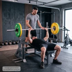 ŁAWKA TRENINGOWA ZE STOJAKAMI LS6803 HMS