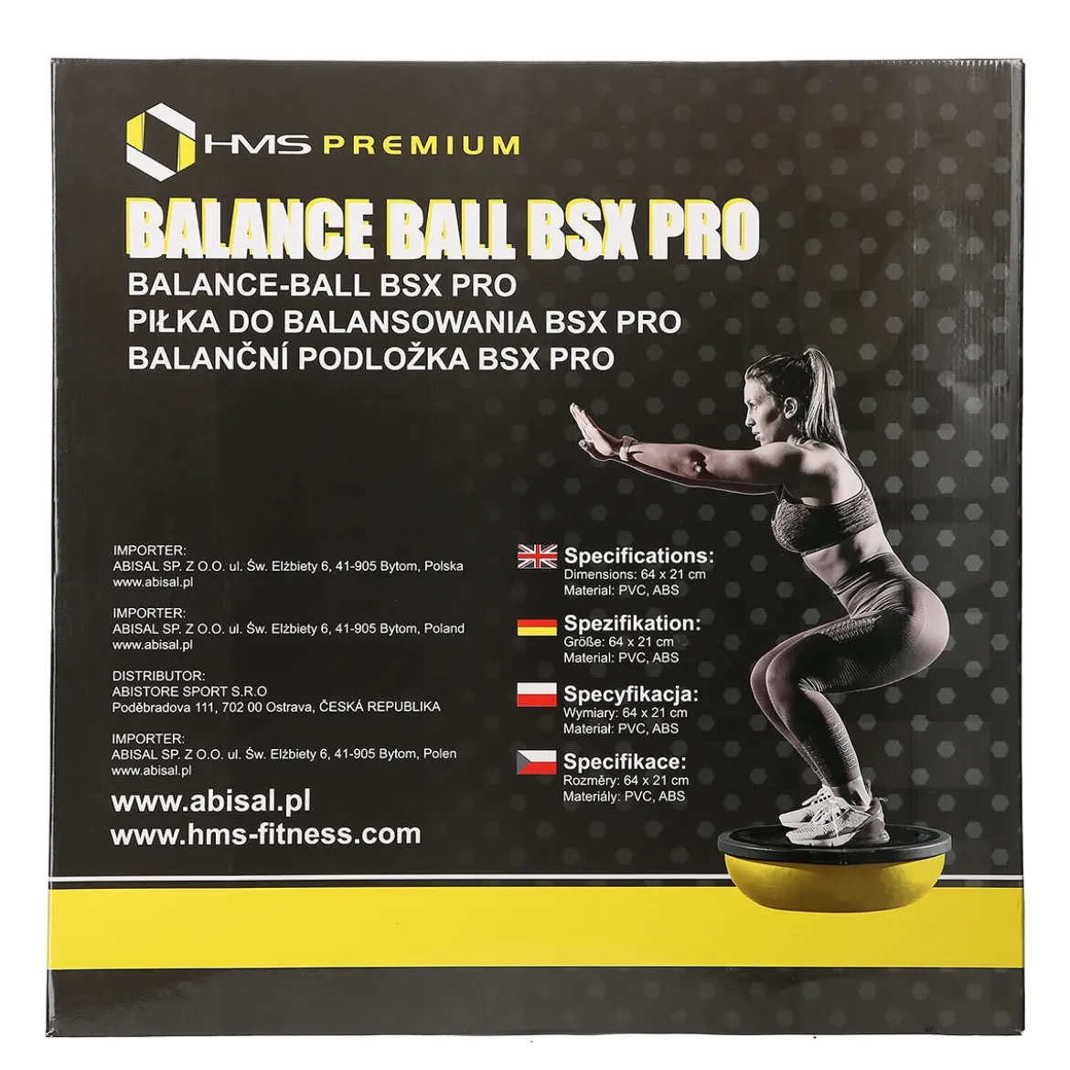 BSX PRO PIŁKA DO BALANSOWANIA HMS PREMIUM