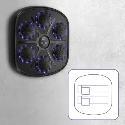 Elektroniczna tarcza bokserska HMS TB03 Bluetooth z muzyką i rękawicami
