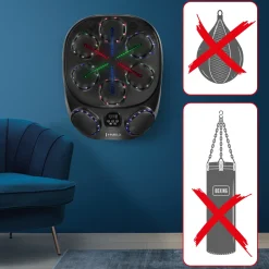 Elektroniczna tarcza bokserska LED z Bluetooth i rękawicami HMS TB10