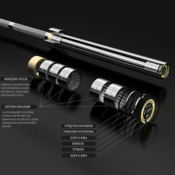 GO1100 GRYF OLIMPIJSKI HMS PREMIUM Z ZACISKAMI LOCK JAW GOLD
