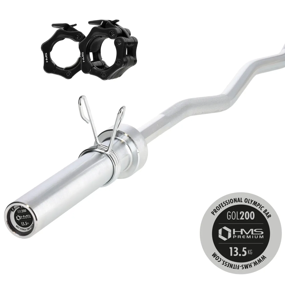 GOL200 GRYF OLIMPIJSKI ŁAMANY HMS PREMIUM Z ZACISKAMI LOCK JAW BLACK
