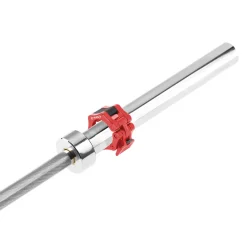 GOP220 PRO GRYF OLIMPIJSKI HMS PREMIUM Z ZACISKAMI LOCK JAW RED