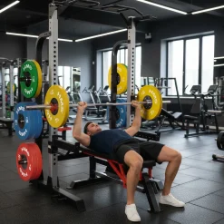 HALF RACK WIELOFUNKCYJNA KLATKA TRENINGOWA KLT5432 SEMI COMMERCIAL HMS