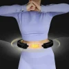 HHM13 HULA HOP BLACK/GOLD Z MAGNESAMI I OBCIĄŻNIKIEM + LICZNIK HMS