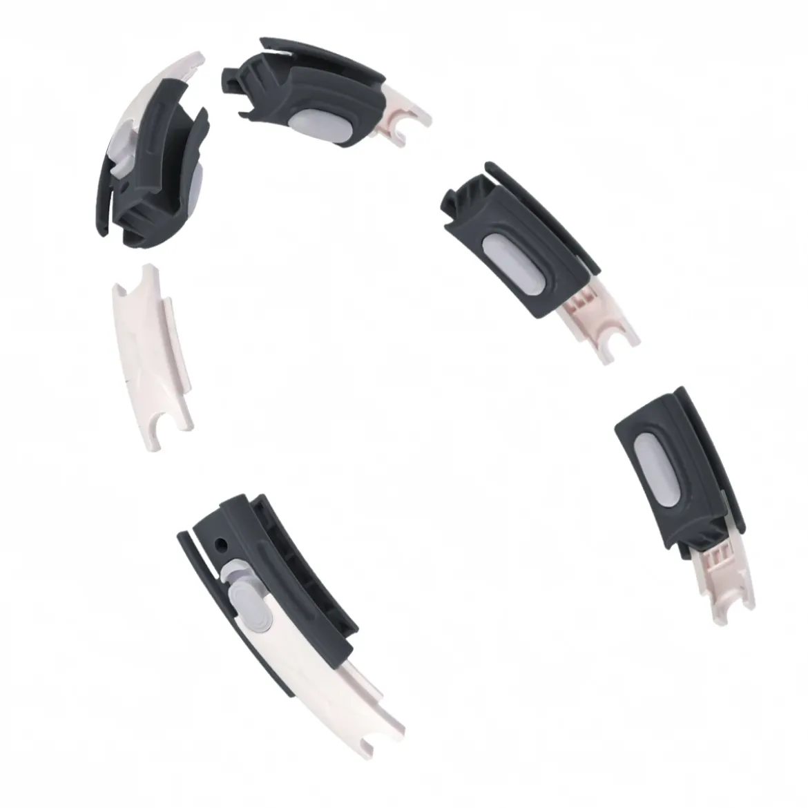 HHM15 HULA HOP BLACK Z MAGNESEM I OBCIĄŻNIKIEM + LICZNIK HMS