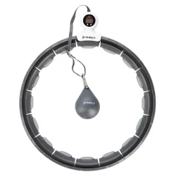 HHM15 HULA HOP BLACK Z MAGNESEM I OBCIĄŻNIKIEM + LICZNIK HMS
