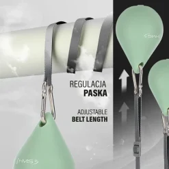 HHM15 HULA HOP GREEN Z MAGNESEM I OBCIĄŻNIKIEM + LICZNIK HMS