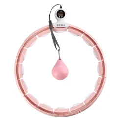 HHM15 HULA HOP PINK Z MAGNESEM I OBCIĄŻNIKIEM + LICZNIK HMS