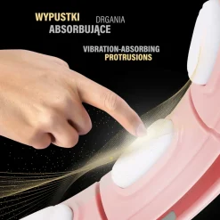 HHM15 HULA HOP PINK Z MAGNESEM I OBCIĄŻNIKIEM + LICZNIK HMS