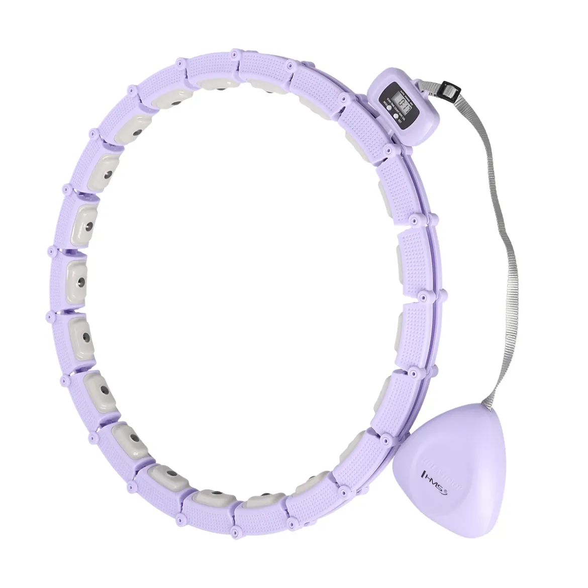 HHM14 HULA HOP VIOLET Z MAGNESAMI I OBCIĄŻNIKIEM + LICZNIK HMS