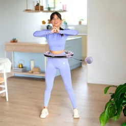 HHM13 HULA HOP VIOLET Z MAGNESAMI I OBCIĄŻNIKIEM + LICZNIK HMS