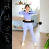 HHM13 NEW HULA HOP BLACK/GOLD Z MAGNESAMI I OBCIĄŻNIKIEM + LICZNIK HMS