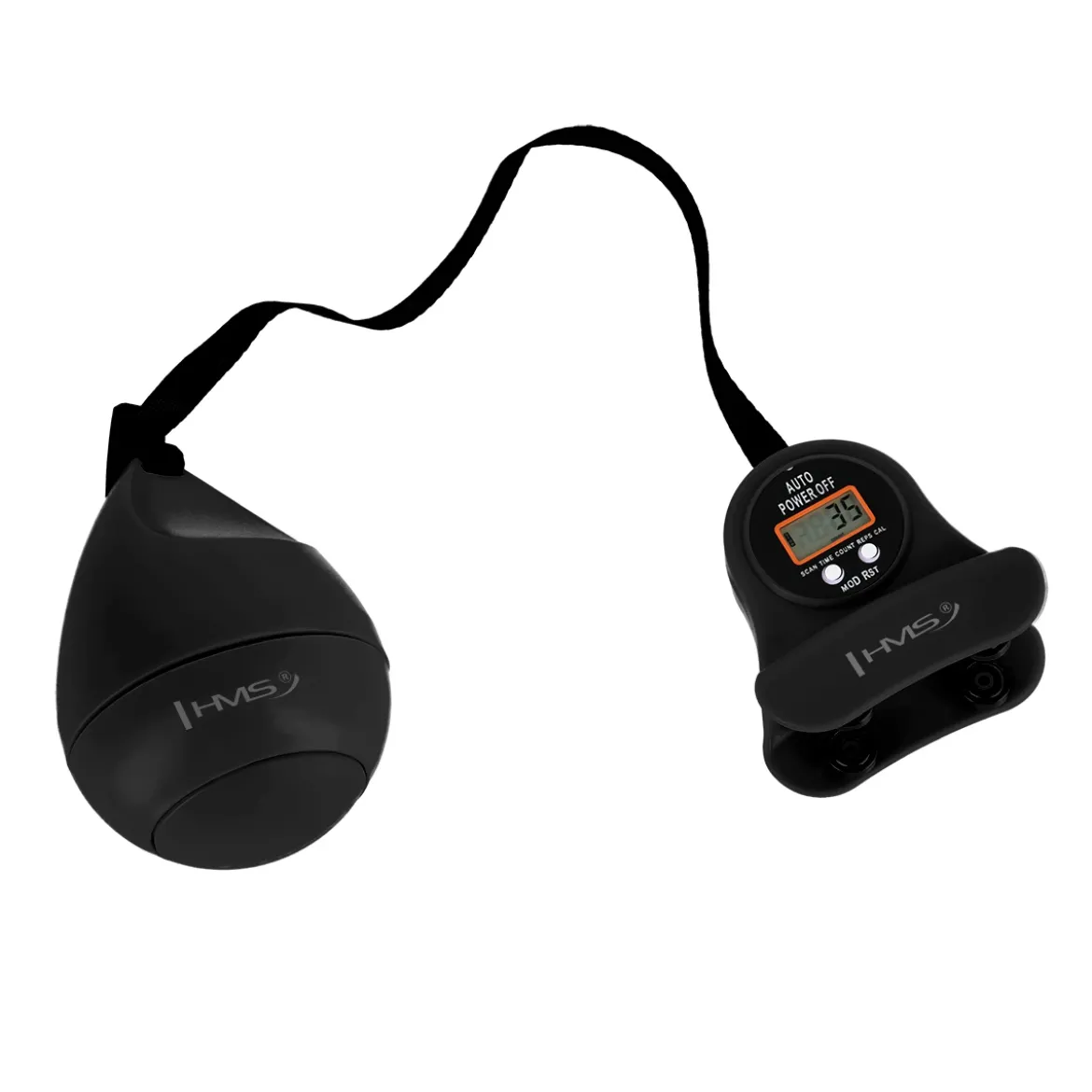 HHM13 NEW HULA HOP BLACK/GOLD Z MAGNESAMI I OBCIĄŻNIKIEM + LICZNIK HMS