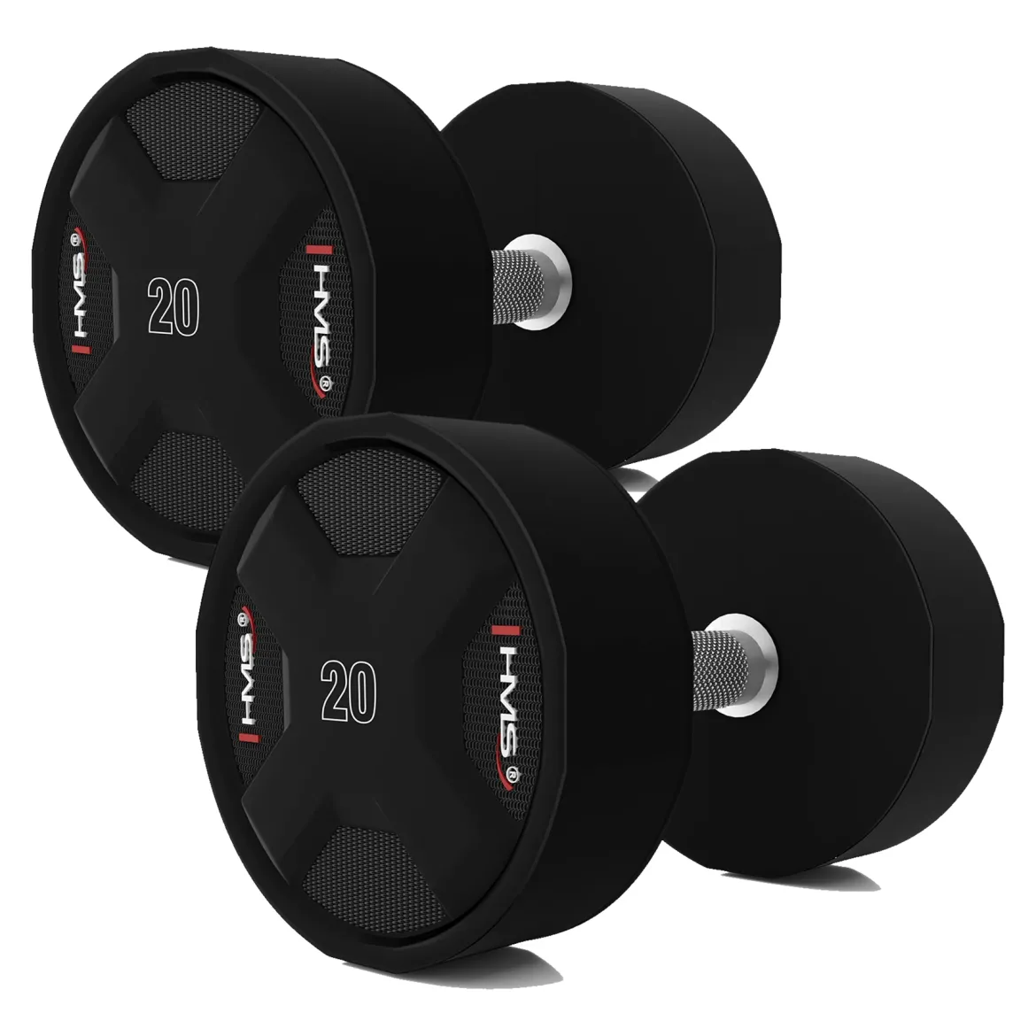 HPC SET ZESTAW HANTLI POLIURETANOWYCH 2 x 2.5 - 25 KG CPU (275 KG) HMS