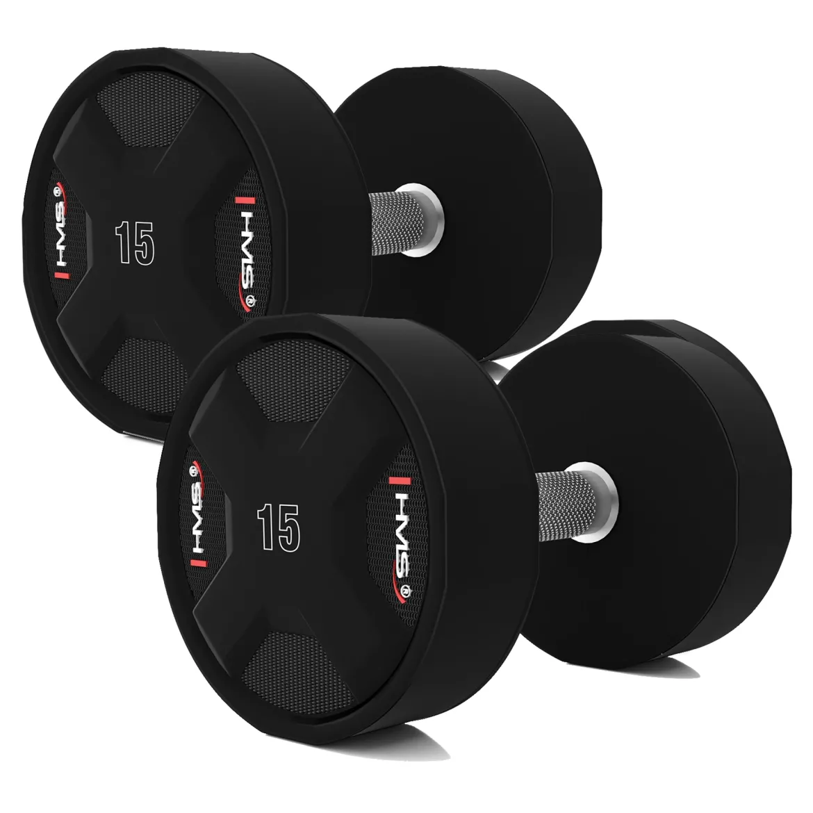 HPC SET ZESTAW HANTLI POLIURETANOWYCH 2 x 2.5 - 25 KG CPU (275 KG) HMS