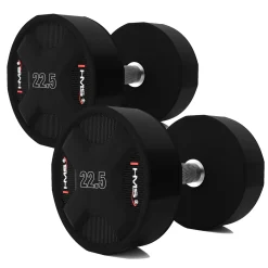 HPC SET ZESTAW HANTLI POLIURETANOWYCH 2 x 2.5 - 25 KG CPU (275 KG) HMS