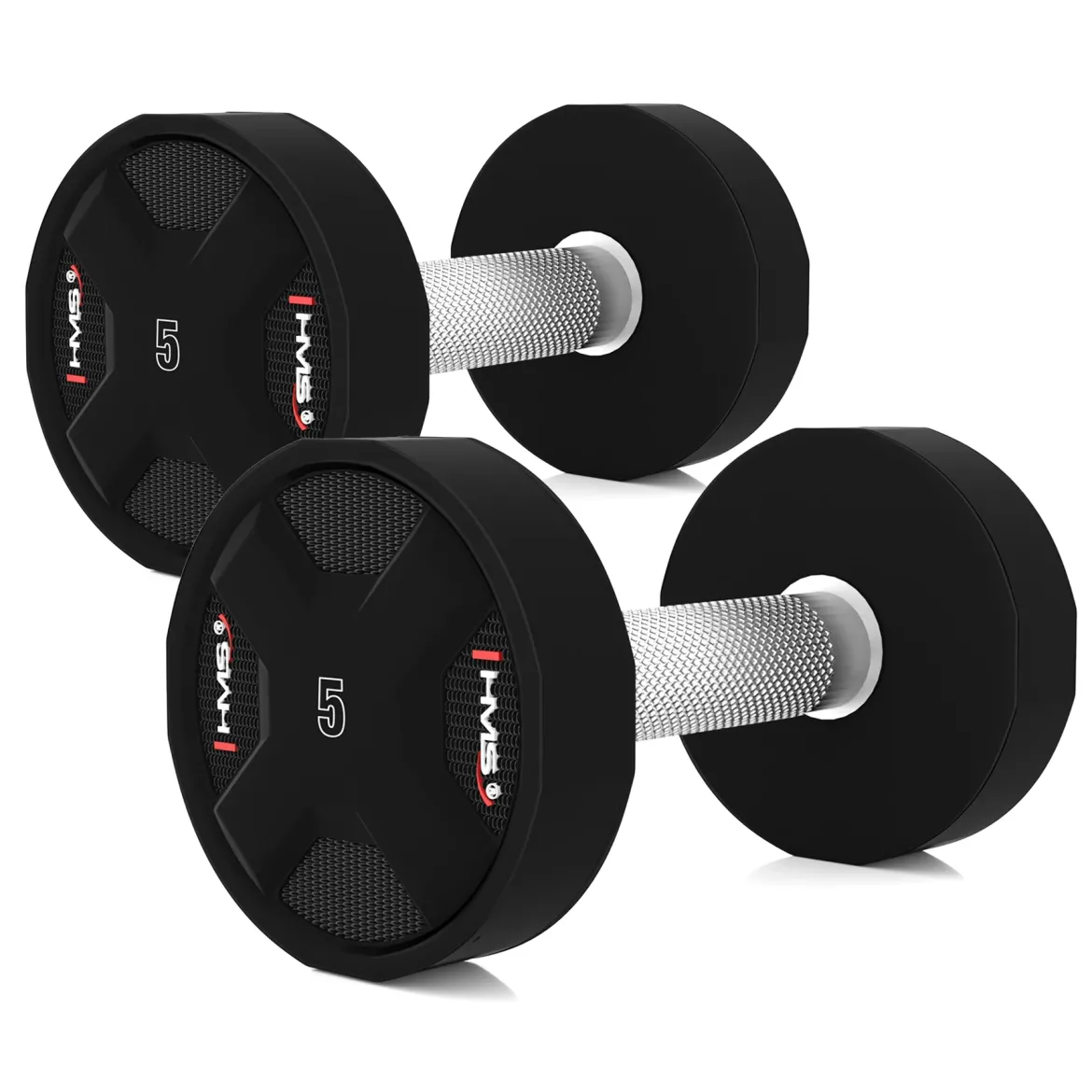 HPC SET ZESTAW HANTLI POLIURETANOWYCH 2 x 2.5 - 25 KG CPU (275 KG) HMS