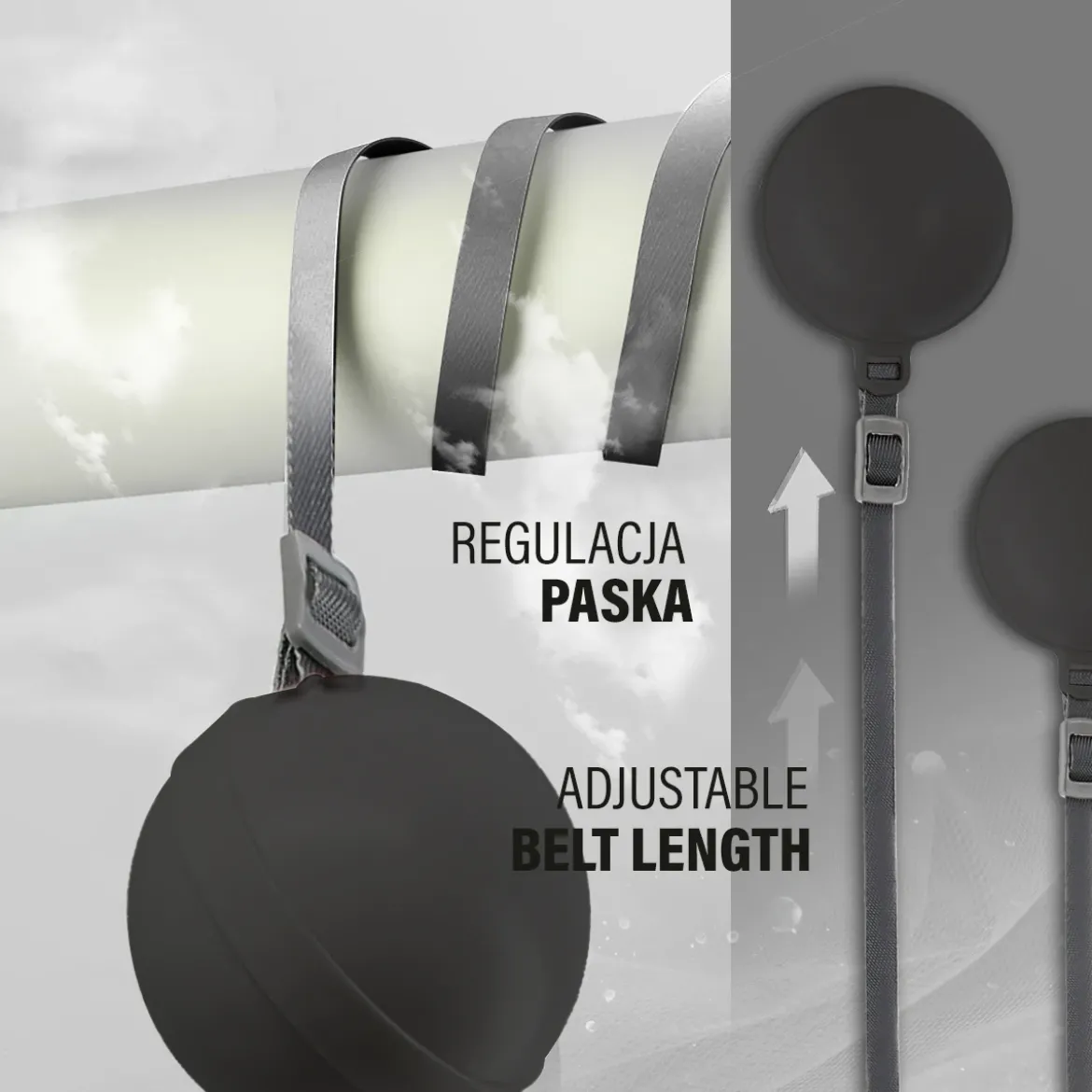 Hula hop magnetyczne HMS HHM16 z obciążeniem i licznikiem LCD