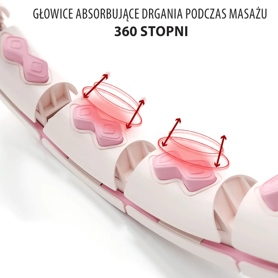 Hula hop regulowane HMS HHW06 z obciążeniem i licznikiem LCD