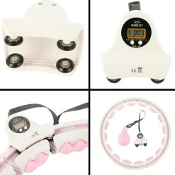 Hula hop regulowane HMS HHW06 z obciążeniem i licznikiem LCD