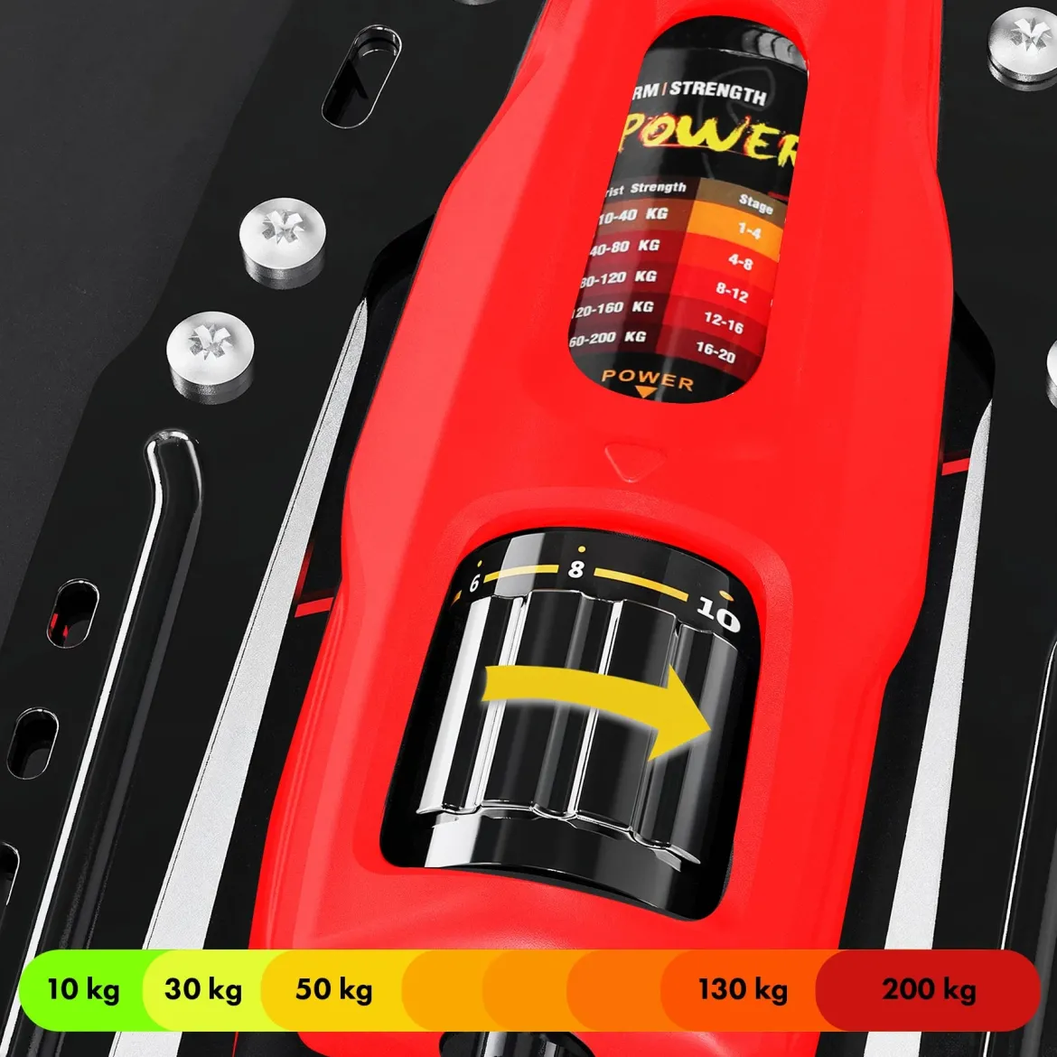 HYDRAULICZNY ŚCISKACZ DO ĆWICZEŃ Z LICZNIKIEM F1020 PRO HMS
