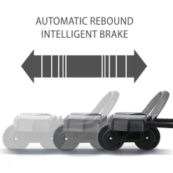 KA10 BLACK KÓŁKO ABS AUTOMATYCZNE KOŁO DO ĆWICZEŃ MIĘŚNI BRZUCHA Z PODPARCIEM