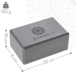 KJ02 KOSTKA DO JOGI GRAY HMS