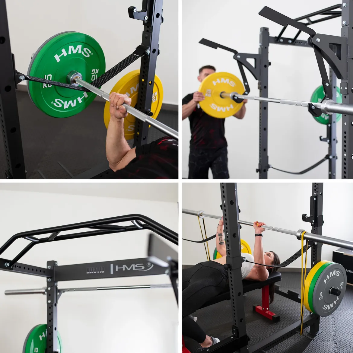 KLATKA TRENINGOWA Z WYPOSAŻENIEM POWER RACK KLT3110 COMMERCIAL HMS