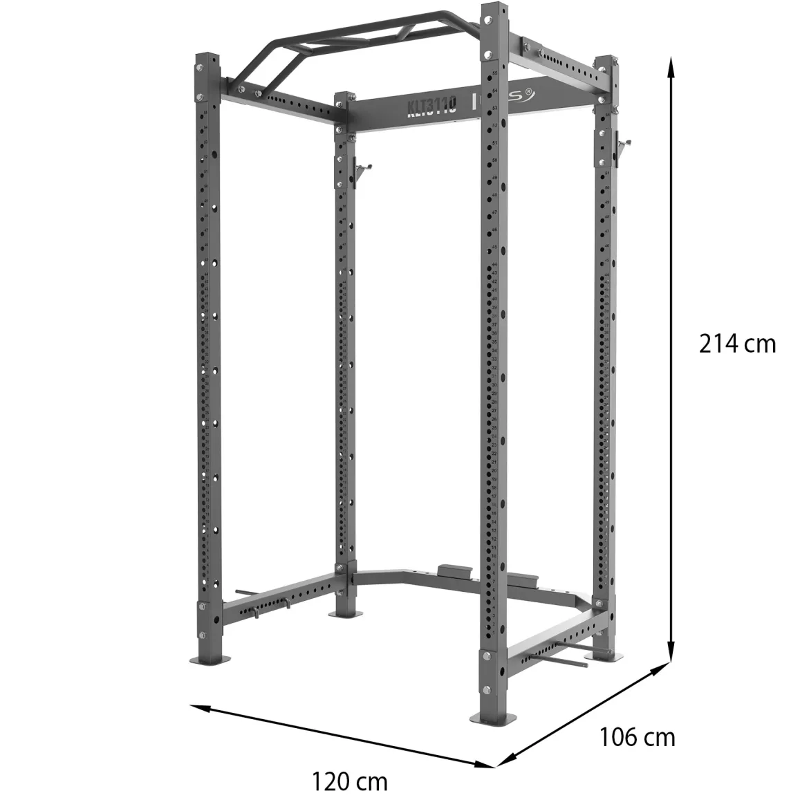 KLATKA TRENINGOWA Z WYPOSAŻENIEM POWER RACK KLT3110 COMMERCIAL HMS