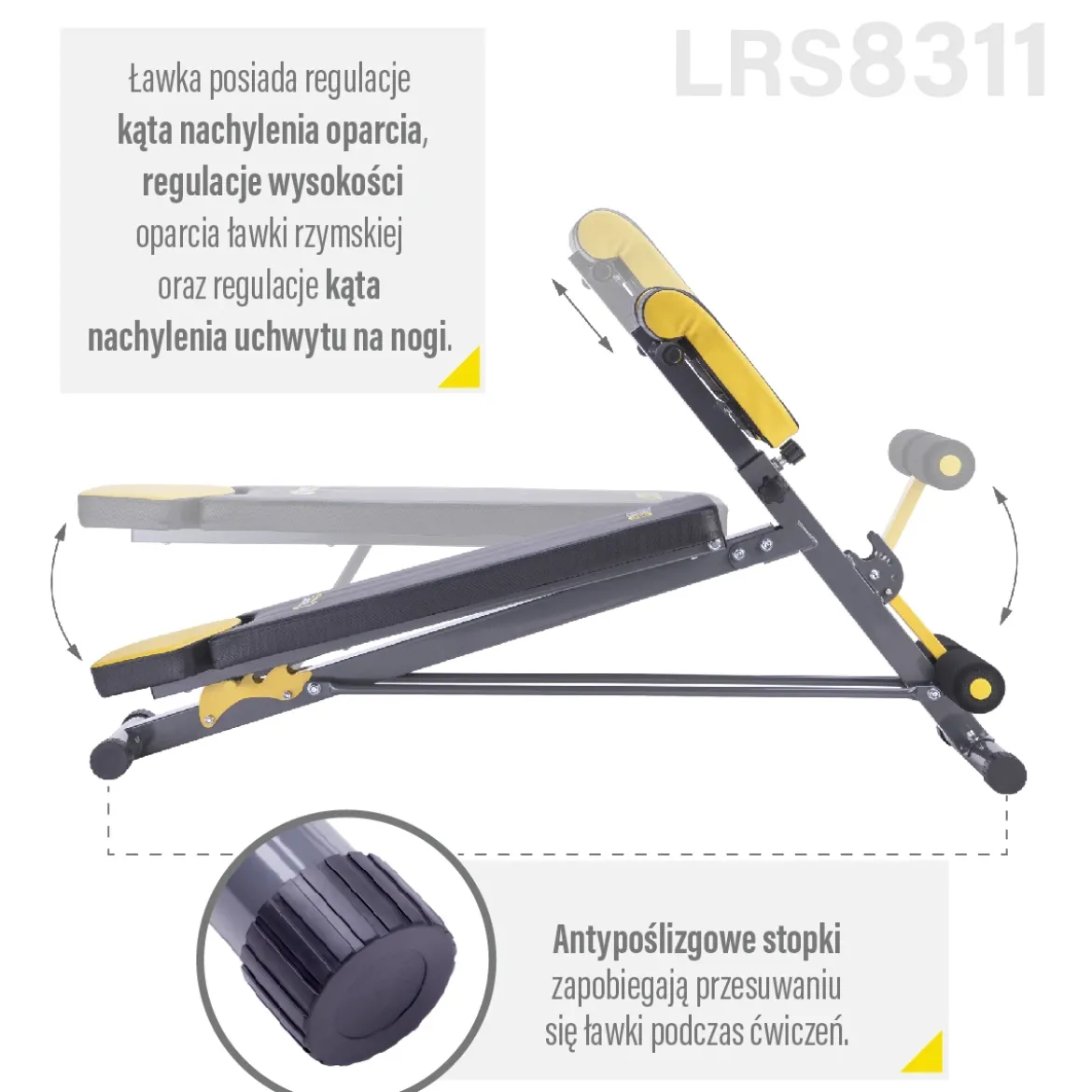 LSR8311 ŁAWKA RZYMSKA HMS PREMIUM