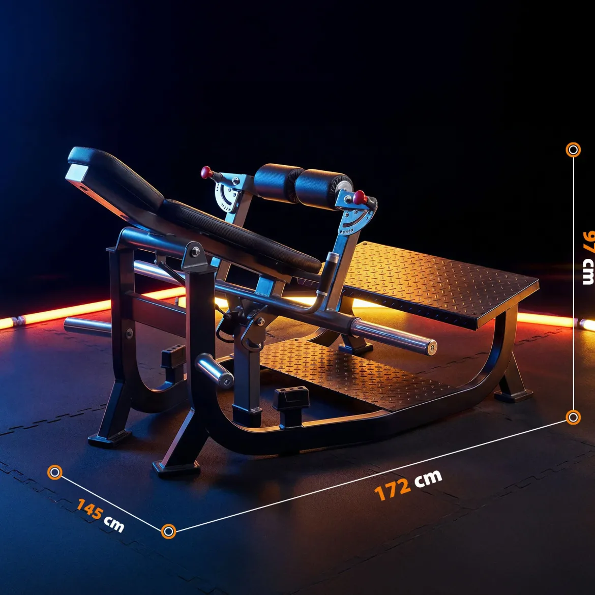 MASZYNA HIP THRUST DO ĆWICZEŃ POŚLADKÓW HMS COMMERCIAL MHT8232