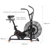 MP6548 ROWER STACJONARNY POWIETRZNY HMS