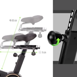 MP5458 ROWER STACJONARNY POWIETRZNY SEMI COMMERCIAL HMS
