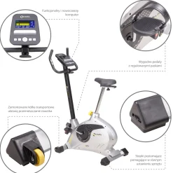 M6993 ROWER STACJONARNY MAGNETYCZNY PROGRAMOWANY HMS PREMIUM