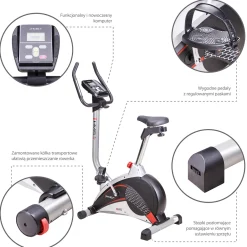 M6995 ROWER STACJONARNY MAGNETYCZNY HMS