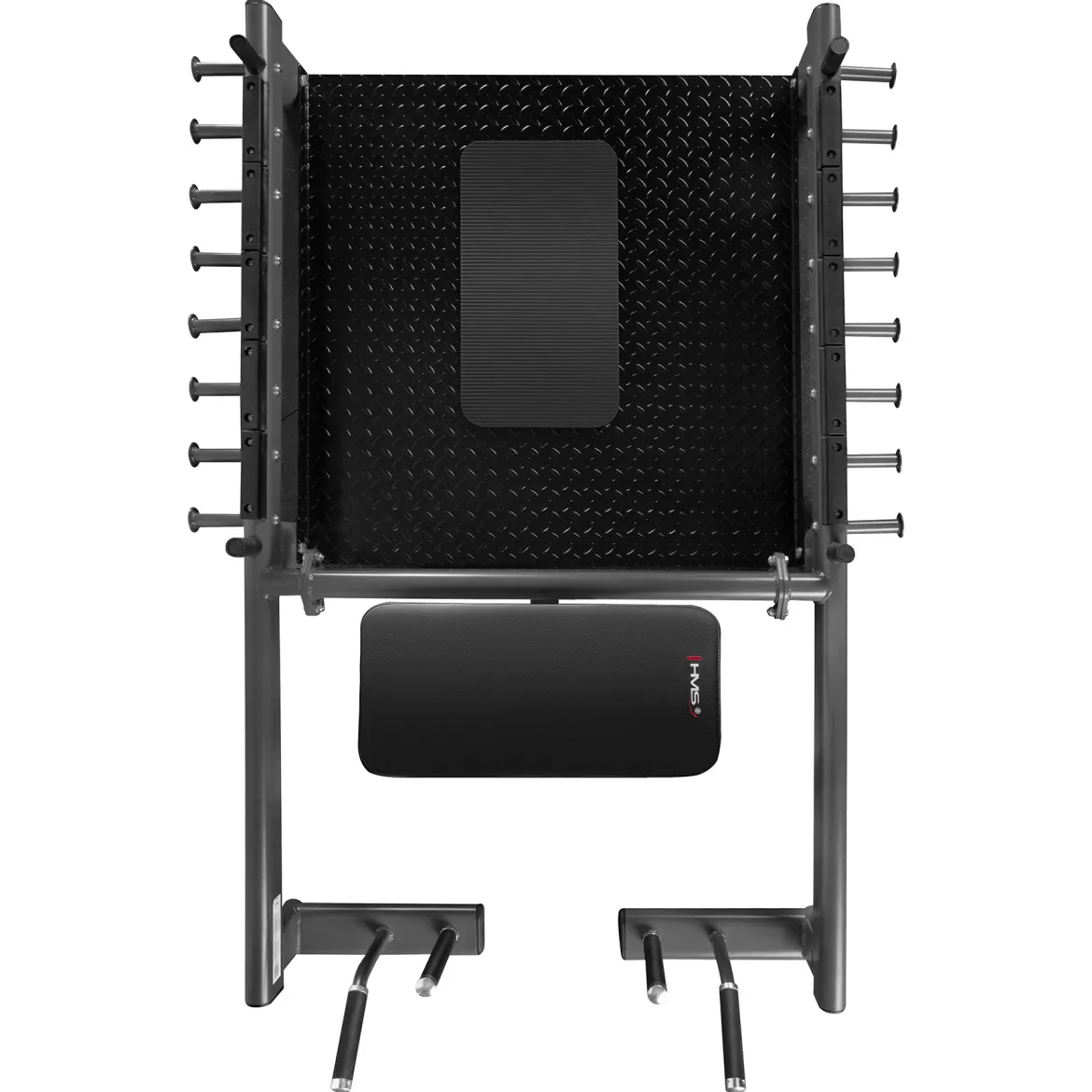 PHT25 PLATFORMA DO ĆWICZEŃ MIĘŚNI POŚLADKÓW HIP THRUST I MARTWEGO CIĄGU COMMERCIAL HMS