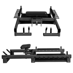 PHT25 PLATFORMA DO ĆWICZEŃ MIĘŚNI POŚLADKÓW HIP THRUST I MARTWEGO CIĄGU COMMERCIAL HMS