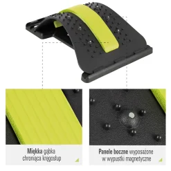 PRP02 GREEN PRZYRZĄD DO ROZCIĄGANIA PLECÓW Z MAGNESAMI HMS