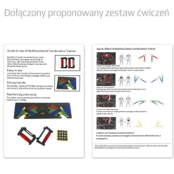 PU10 CZERWONA WIELOFUNKCYJNA DESKA DO POMPEK HMS
