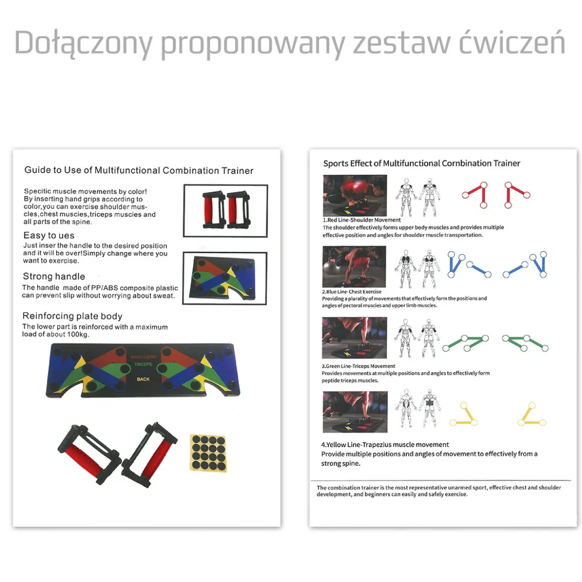 PU10 CZERWONA WIELOFUNKCYJNA DESKA DO POMPEK HMS