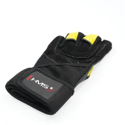 RST01 BLACK/YELLOW RĘKAWICE NA SIŁOWNIĘ HMS