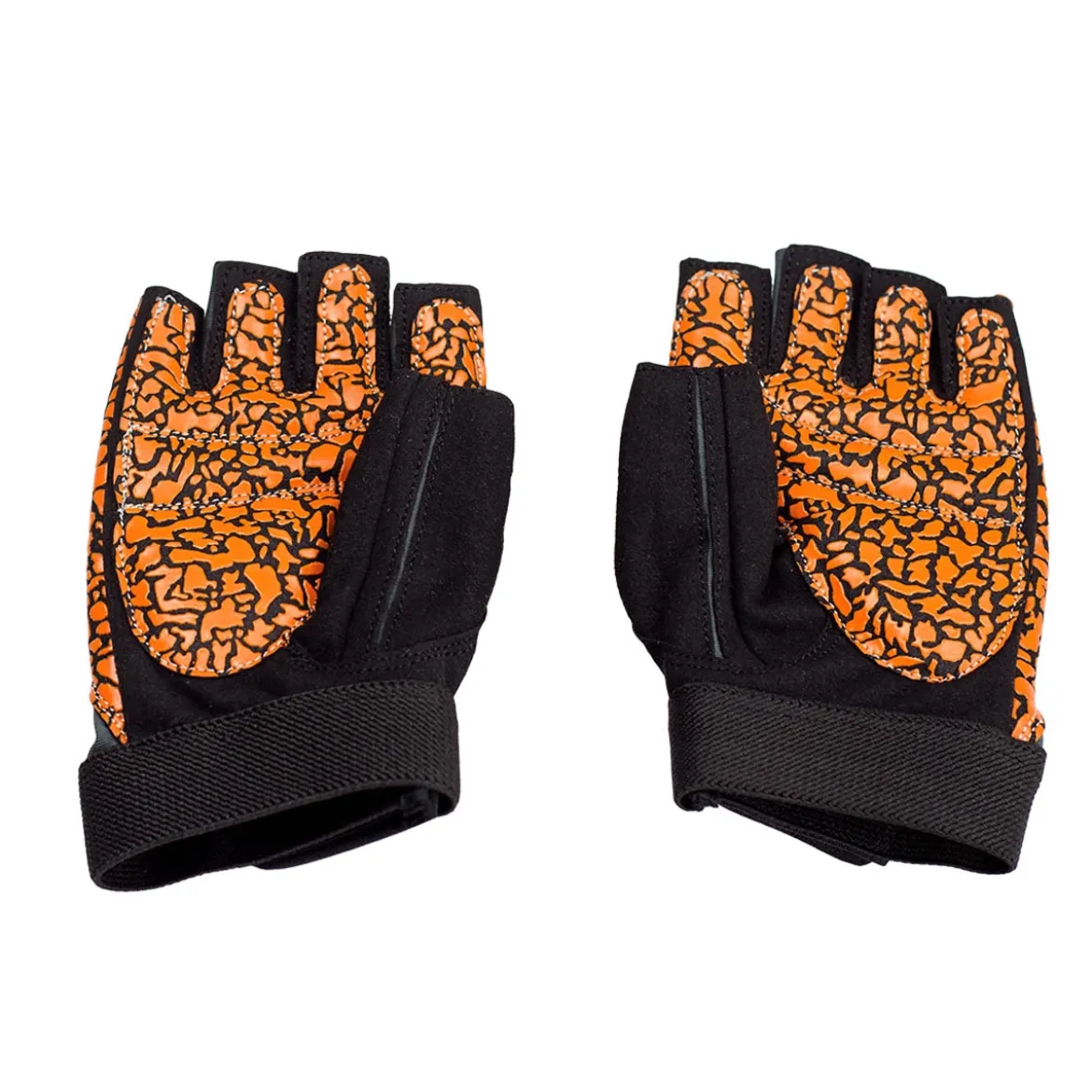 RST03 ORANGE/GRAY RĘKAWICE NA SIŁOWNIĘ HMS