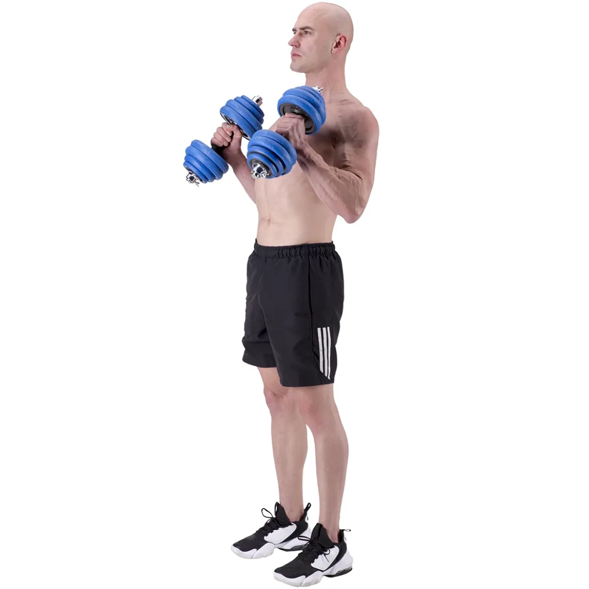 SGG30 BAR SZTANGIELKI REGULOWANE GUMOWANE 30KG HMS