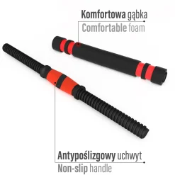 SGN120 PRO SET 6W1 ZESTAW CIĘŻARÓW 20KG HMS