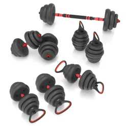 SGN120 PRO SET 6W1 ZESTAW CIĘŻARÓW 20KG HMS